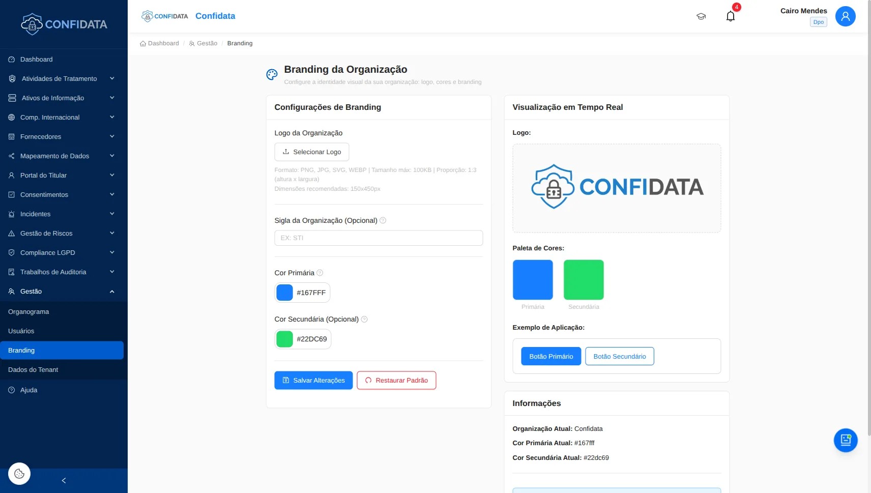 Captura de pantalla del módulo White-Label — Reventa con su Marca